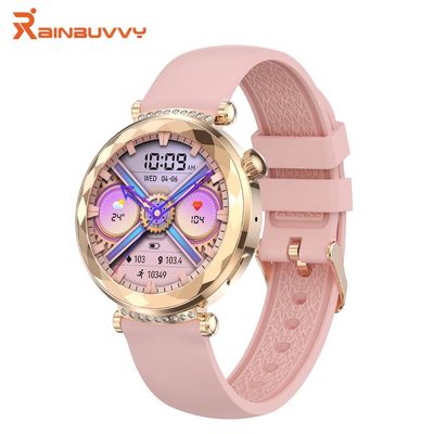 Dobra cena. AMOLED Smart Watch dla kobiet z BT Call Monitor Zdrowia sterowany głosem w Internecie