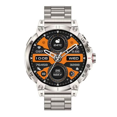 Dobra cena. Bezprzewodowe ładowanie Okrągły Smart Watch Monitorujący poziom tlenu we krwi Z asystentem AI w Internecie