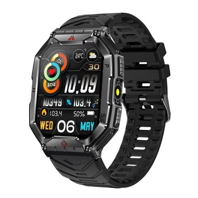 Dobra cena. Pozostań podłączony i aktywny Smart Watch w kształcie kwadratowym Bluetooth Call Waterproof Fitness Watch w Internecie