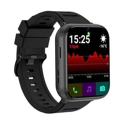 Q668 4G LTE Smart Watch czarny 4+64GB 1,99' Ekran Dual Camera Quad Core 930mAh Android 9.0 Mężczyźni