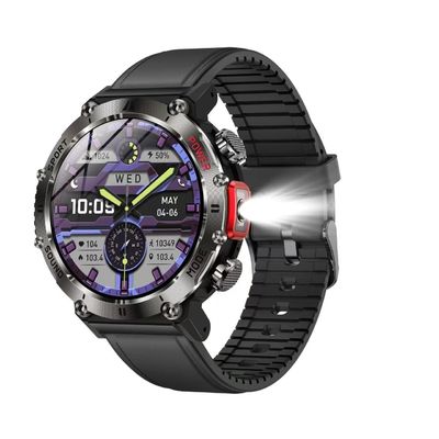 Dobra cena. AMOLED Okrągły ekran dotykowy Smart Watch z NFC Local Music TWS 400mAh bateria w Internecie