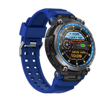Dobra cena. IP68 Deszczoodporne okrągłe Smart Watch Monitor tlenu we krwi w czasie rzeczywistym Smartwatch w Internecie
