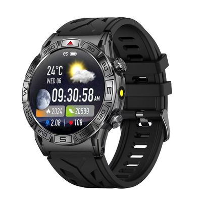 Dobra cena. 1.43 cali GPS latarka Smart Watch Monitorowanie zdrowia 107 Tryby sportowe Android IOS Sport w Internecie