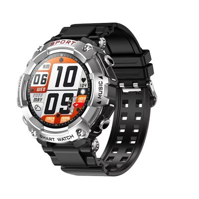 Dobra cena. Rainbuvvy T96 srebrny 2 w 1 zegarek sportowy z Bluetooth. w Internecie