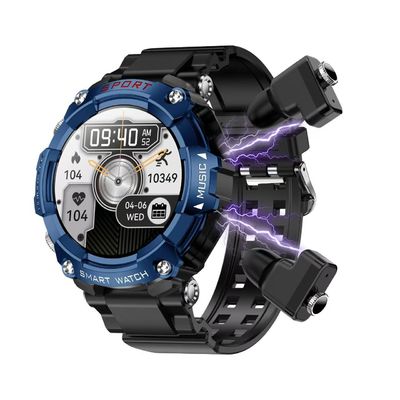 Dobra cena. Bezprzewodowe słuchawki i lokalna muzyka Smart Bracelet Smart Watch TWS z wbudowanym MIC i czujnikiem G w Internecie