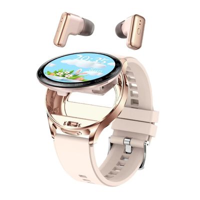 Dobra cena. TWS Bluetooth słuchawka Smartwatch tętno i ciśnienie krwi Chipset 1,39