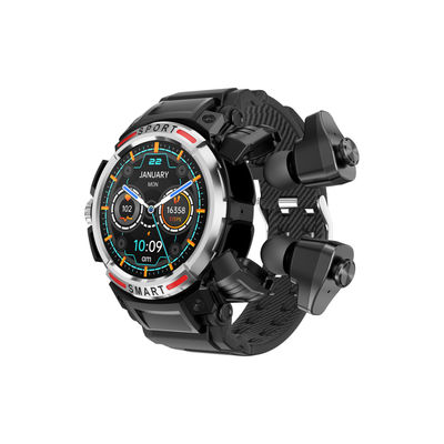 Dobra cena. 1.43-calowy wyświetlacz Smart Watch TWS słuchawka okrągły kształt z wielomianą w Internecie