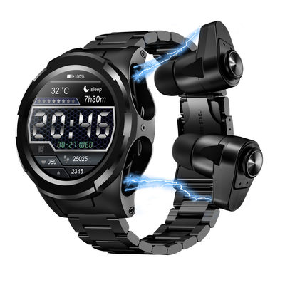 Dobra cena. Bluetooth 5.0 TWS Fitness Watch z baterią i 4 godziny czasu muzycznego dla rozrywki w Internecie
