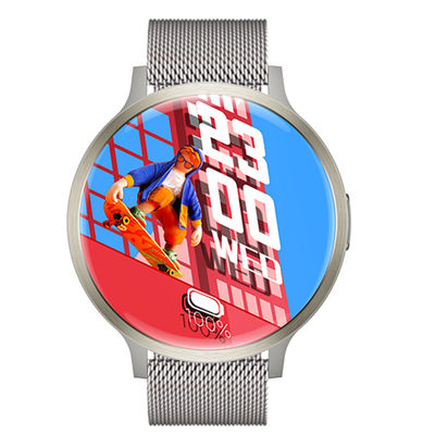 Dobra cena. 1.73' AMOLED HD Display Okrągły Smart Watch Czujnik bicia serca w Internecie