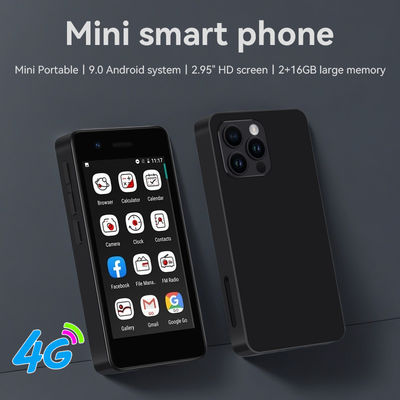Dobra cena. S18 4G Mini Cellphone 2.95'' 2+16GB MT6737 Dual SIM 5MP Kamera z tyłu Android 9.0 Type-C w Internecie