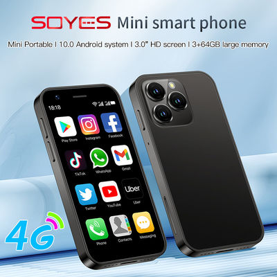 XS15 Dual Card Małe smartfony 4G 3+64GB Kompakt z przednią kamerą