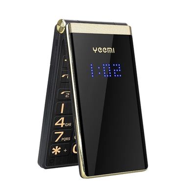 Dobra cena. YEEMI M2-C 2G Funkcjonalny Telefon GSM MTK 2.8'' Dual Screen MP4 Player Flip Phones For Seniors w Internecie