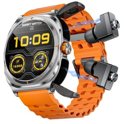 TWS Smart Watch Trwały Stop PC Materiał IP67 wodoodporny pełny ekran dotykowy GT98