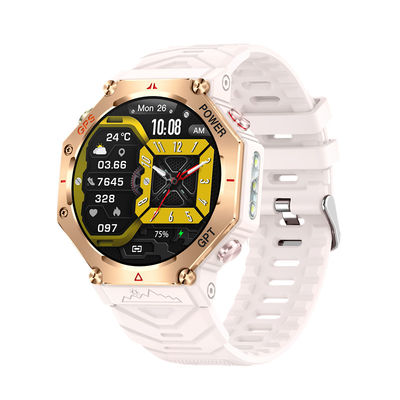 KC91 GPS inteligentny zegarek 1.39'ekranu wsparcie GPT latarka bluetooth wiele sportów