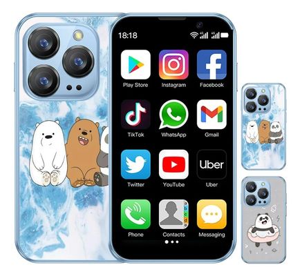 Dobra cena. A8 Pro-a 3.0-calowy Mini 3g Czerwony Telefon 2+16g Android 9.0 Dzieci Telefon komórkowy Dzień Urodzenia Prezent Daj naklejki w Internecie