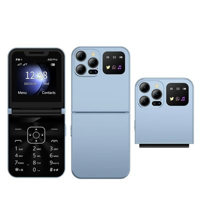 Dobra cena. A50 PRO 2G Funkcja Telefon Flip Design Szybkość wybierania Czarna lista LED latarka w Internecie