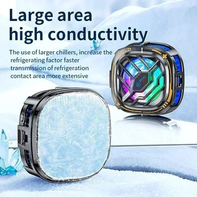 Dobra cena. Telefon komórkowy półprzewodnik magnetyczny z tylnym zaciskiem Universal cooling radiator X76 w Internecie