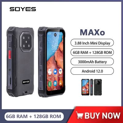 Dobra cena. MAXo Rugged Mini Smartphone 6+128GB 3.88' Octa Core Android 12 Dual Cards 4G 3000mAh latarka w Internecie