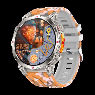 Dobra cena. KC93 Smartwatch GPS AMOLED 650Mah 3ATM wodoodporny Fitness tracking BT Zadzwoń profesjonalne sporty w Internecie
