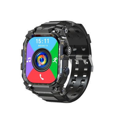 Dobra cena. Q888 Android 8.1 Smart Watch Men GPS 3+32GB HD Obrotowa Kamera 4G Karta SIM Wi-Fi bezprzewodowy w Internecie