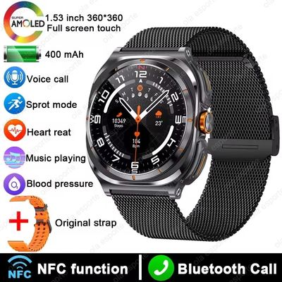 Dobra cena. Smartwatch 2 w 1: Ekran dotykowy o wysokiej rozdzielczości i bezprzewodowe słuchawki do sterowania muzyką i połączeniami w Internecie