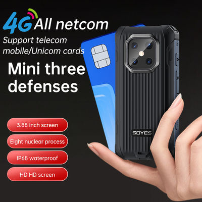 Dobra cena. IP68 Mini Wodoodporny 3.88'' IPS Android12 6+128GB 3000mAh MAXO Wytrzymały Smartfon w Internecie