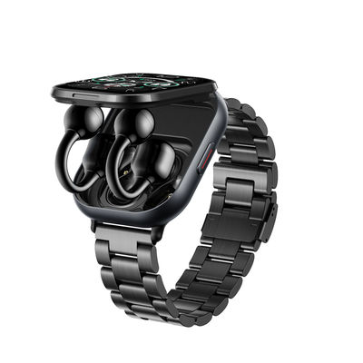 TWS 2 w 1 bezprzewodowy Bluetooth D12 odtwarzanie muzyki Sport Fitness Tracker słuchawki Smartwatch