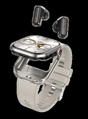 Dobra cena. T99 TWS Smart Watch Bezprzewodowe słuchawki BT5.0 Bluetooth Połączenie IP67 wodoodporne 300mAh w Internecie