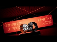 Słuchawki TWS 2 w 1 NFC 1,53 cala AMOLED Fitness Tracker Health Smartwatch GT98 Ultra
