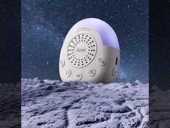 Białego hałasu maszyna z pięciokolorowego światła nocnego 30 Uspokój dźwięki czasownika Funkcja CHILD LOCK
