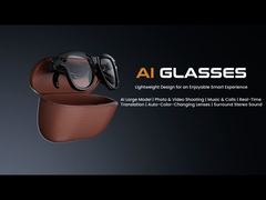 Przedstawiamy M02 AI Smart Glasses 8MP Kamera Nagrywanie Wideo Tłumaczenie Okulary Przeciwsłoneczne Bluetooth Ty
