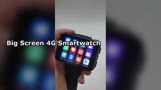 Smartwatch 4G AMOLED z dużym ekranem i odblokowaniem twarzą