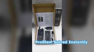 UNIWA 2.4 "Zello Walkie Talkie F41 4G Smartphone Android 8.1 telefon-y-komunikacja wodoodporny PTT 46