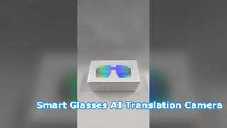 Q01 Tłumaczenie AI Inteligentne okulary do rozmów Bluetooth