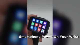 Smartwatch VP999 2,4-calowy duży ekran AMOLED 64 GB pamięci GPS WiFi Gniazdo karty SIM 1500 mAh Bateria Goo