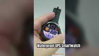 Rainbuvvy DM76 GPS Inteligentny zegarek sportowy 1,32-calowy ekran AMOLED Wodoodporny zegarek na rękę 5ATM 360 mAh Ciasto